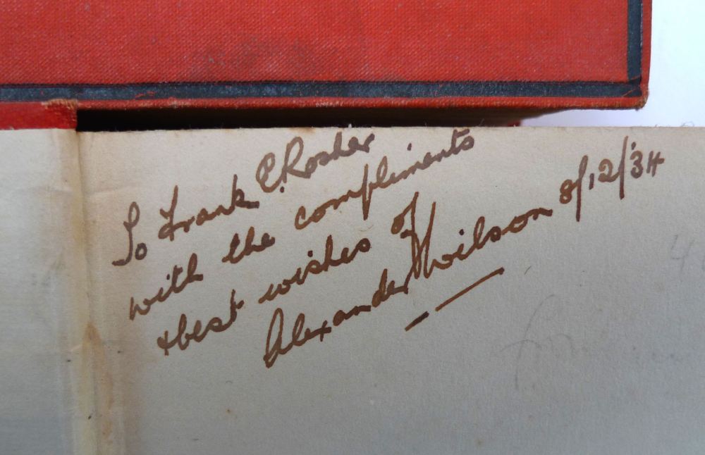 AlexanderWilsonbooksinging