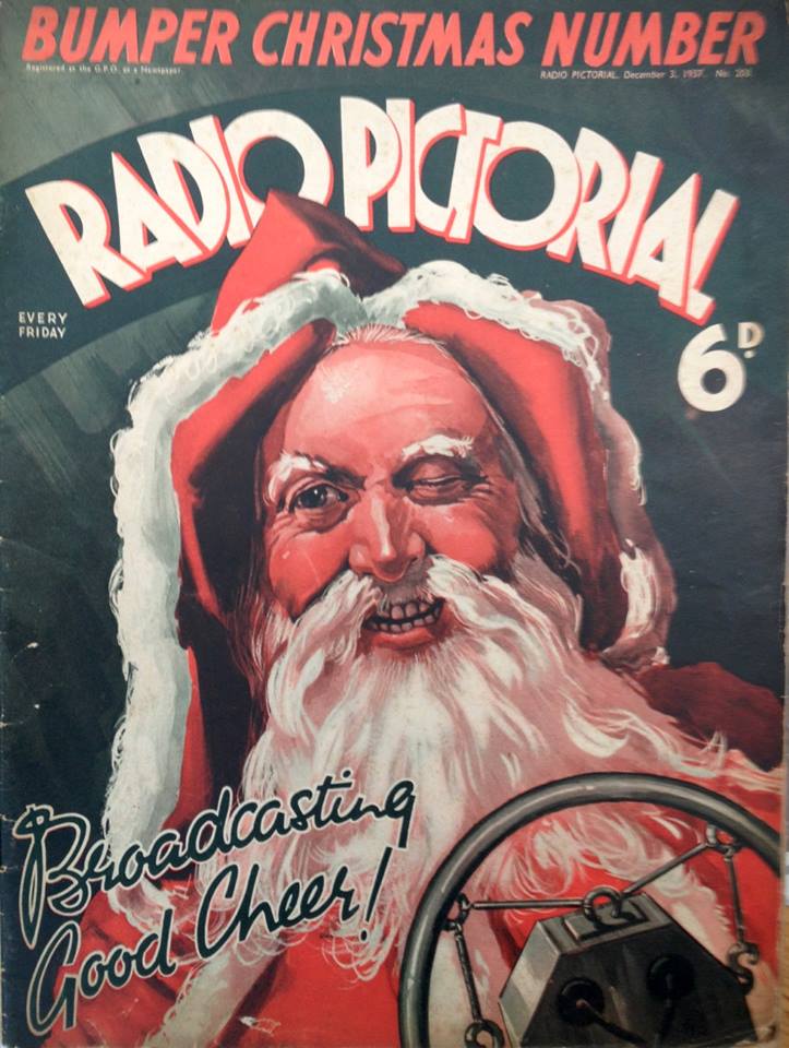 Cover of 'Radio Pictorial' Christmas Special for 1937. Image: AWE